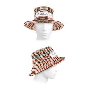 Sensi Studio Mediterranean Pop Trinado Crochet Lamp Shade Hat - NWT - Medium